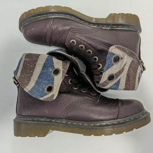 Dr. Martens Women's Boot Aimilitia UK Flag Lining